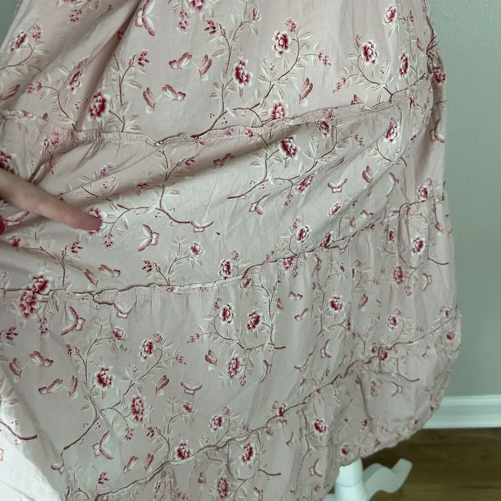 Hill House Pink Floral Midi Dress - Picture 7 of 7